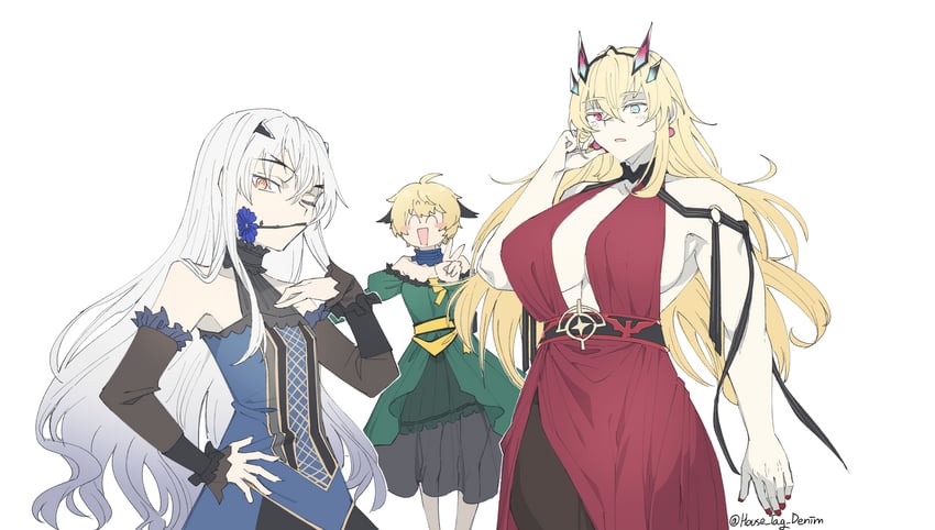 barghest, melusine, and gareth (fate and 1 more) drawn by house_tag_denim