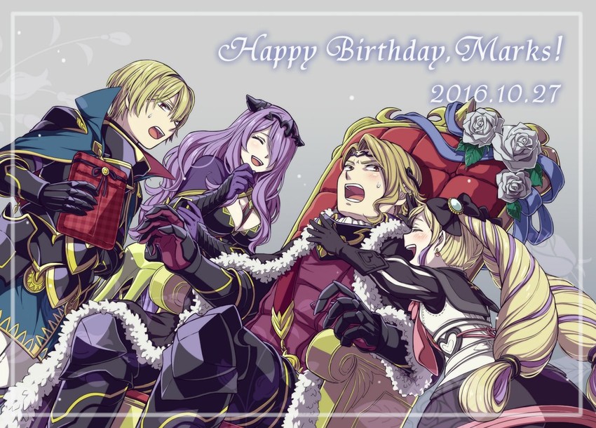 camilla, elise, leo, and xander (fire emblem and 1 more) drawn by hiyori_(rindou66)