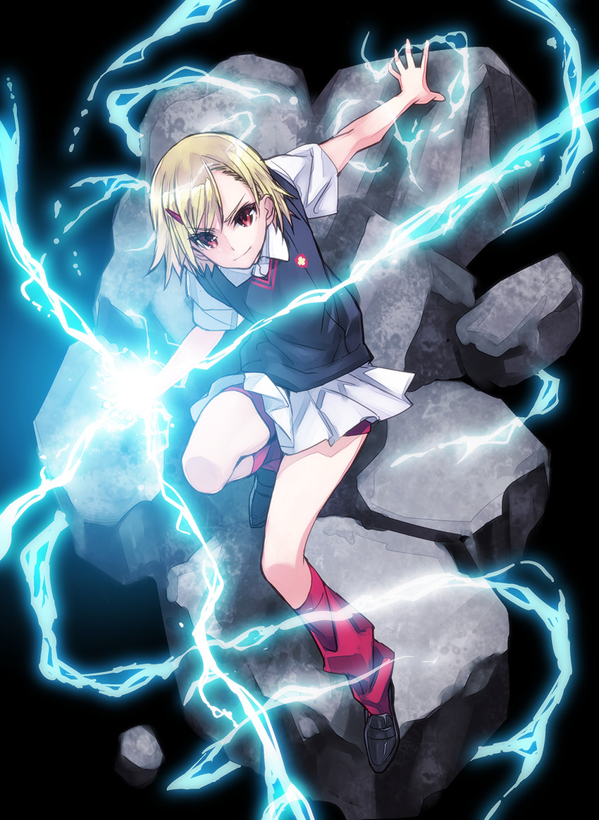 misaka mikoto (toaru majutsu no index and 2 more) drawn by matsuryuu