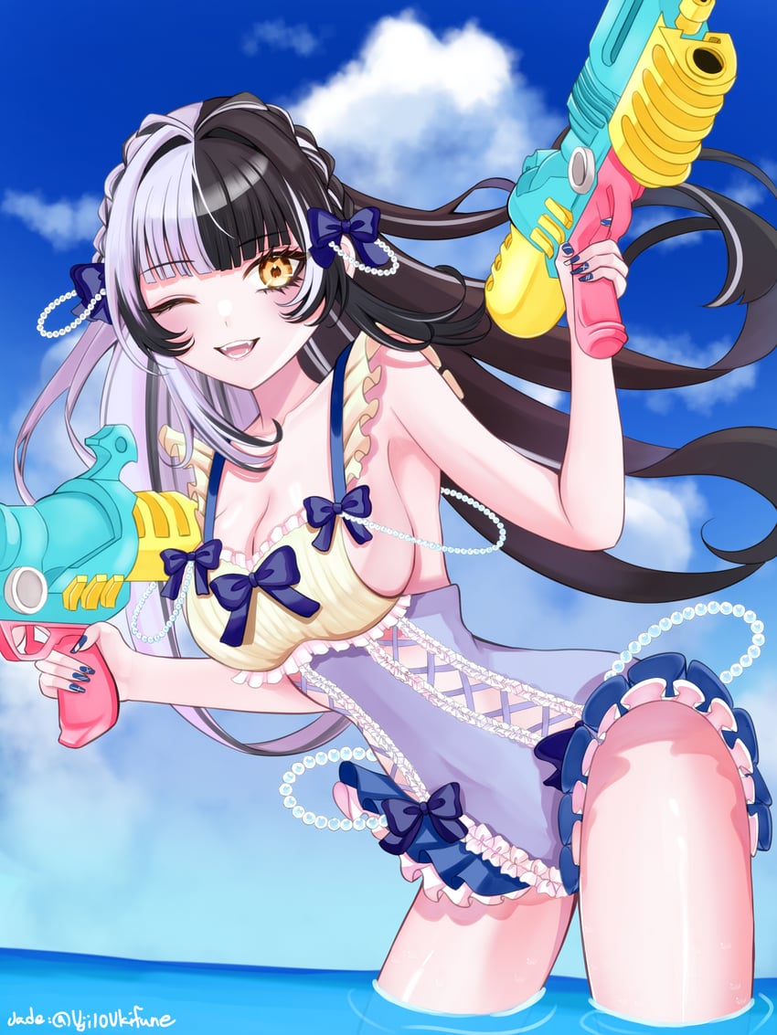 shiori novella (hololive and 1 more) drawn by uji10ukifune