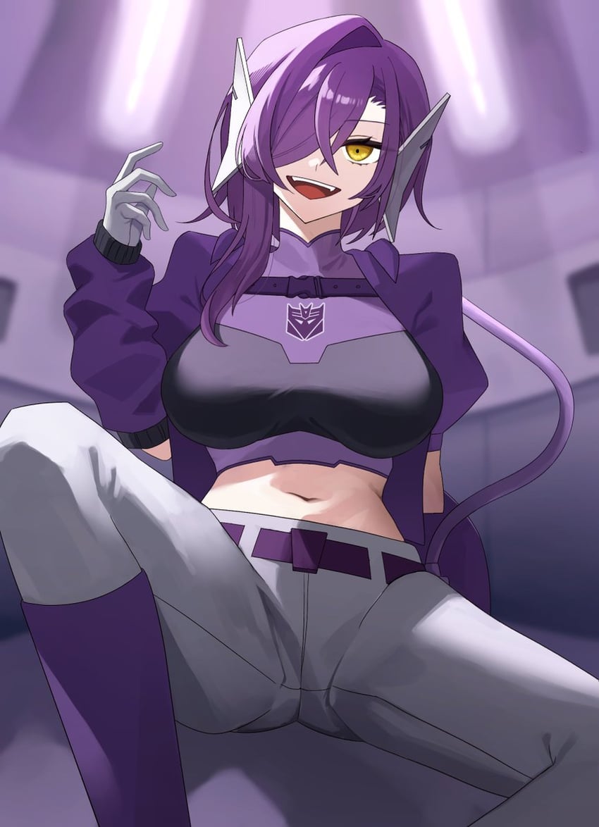 shockwave (transformers and 1 more) drawn by idzuki_kenkyu-in