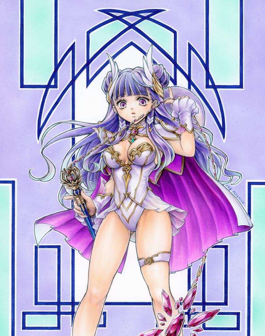 palamena (seiken densetsu and 1 more) drawn by hori_wo