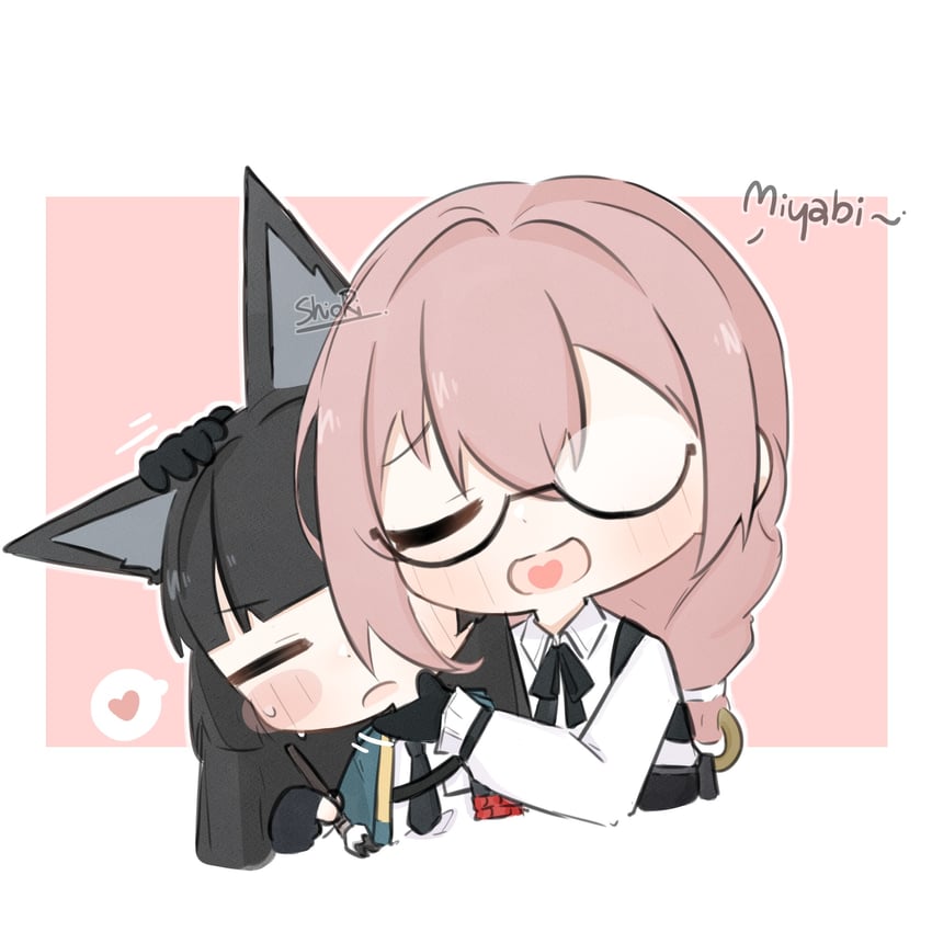hoshimi miyabi and tsukishiro yanagi (zenless zone zero) drawn by shiio_rii