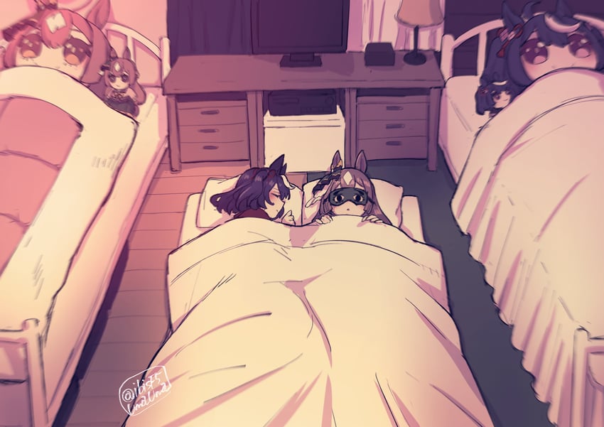 satono diamond and kitasan black (umamusume) drawn by hi_(ibisf5umauma)