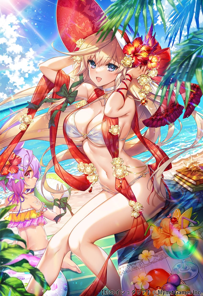 salix and meru (age of ishtaria) drawn by munlu_(wolupus)