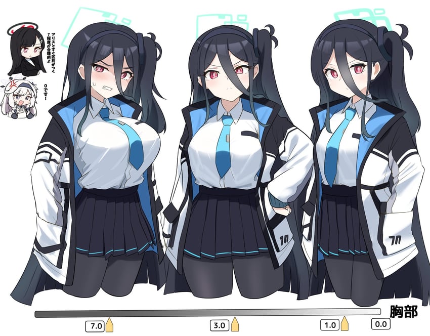 rio, aris, himari, and kei (blue archive) drawn by sashu_(thershr6s)