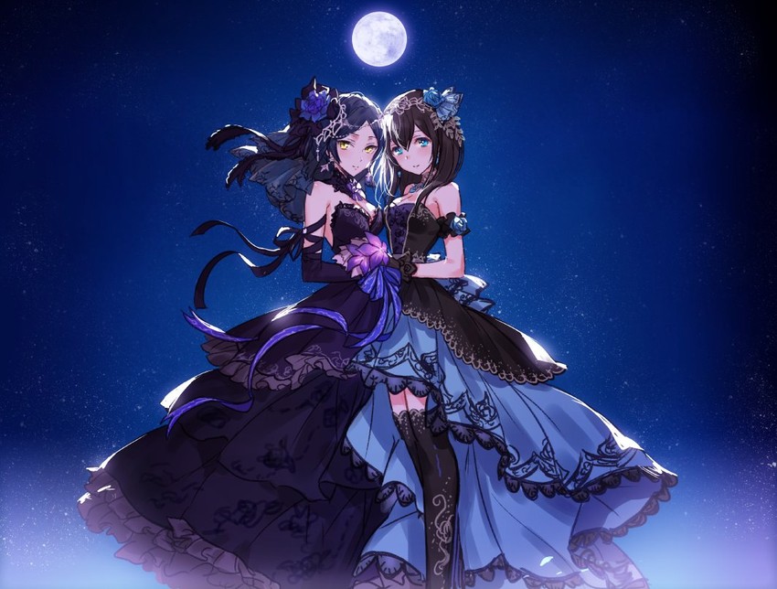 sagisawa fumika and hayami kanade (idolmaster and 2 more) drawn by romi_(346_ura)