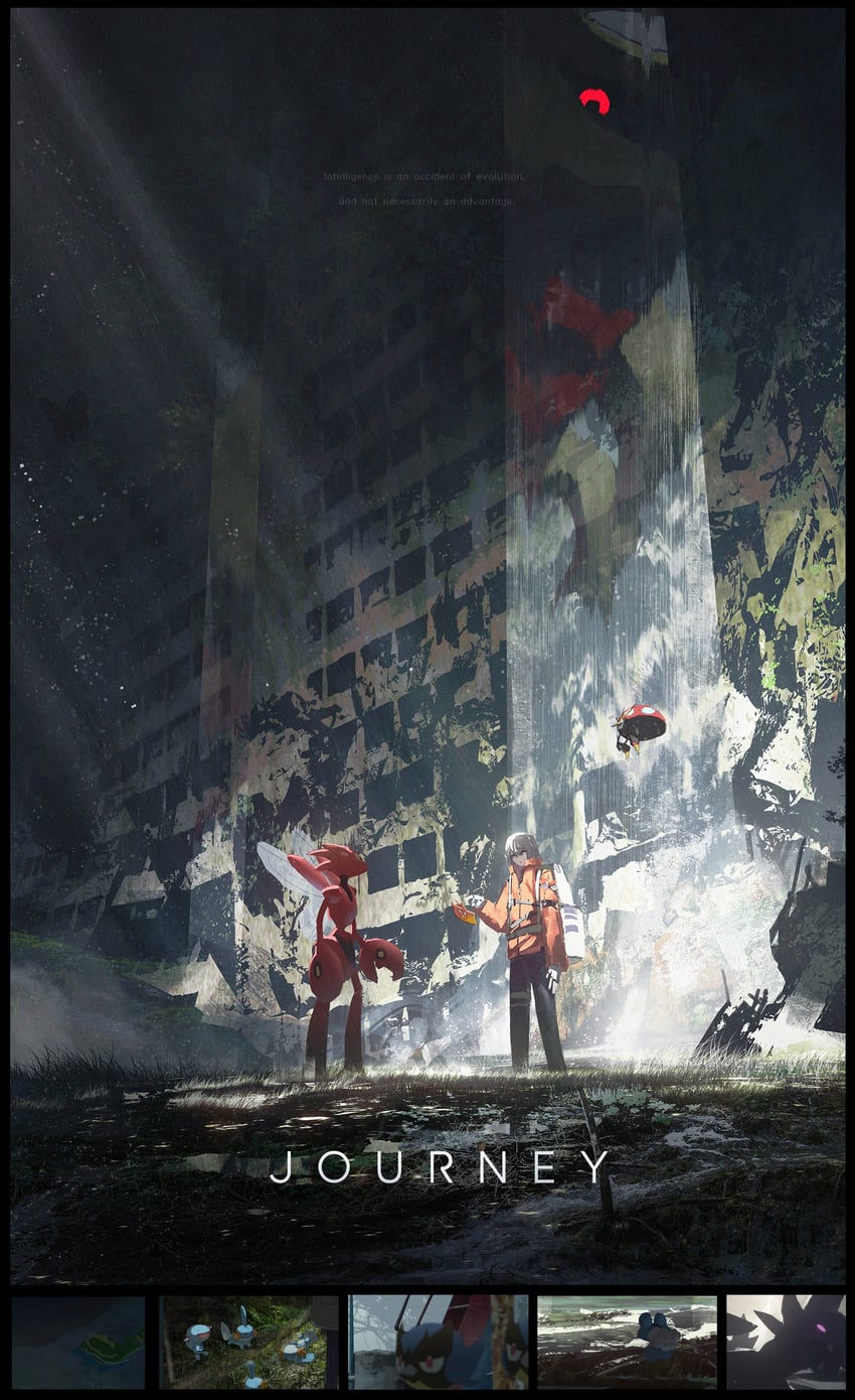giratina, scizor, and orbeetle (pokemon) drawn by asteroid_ill