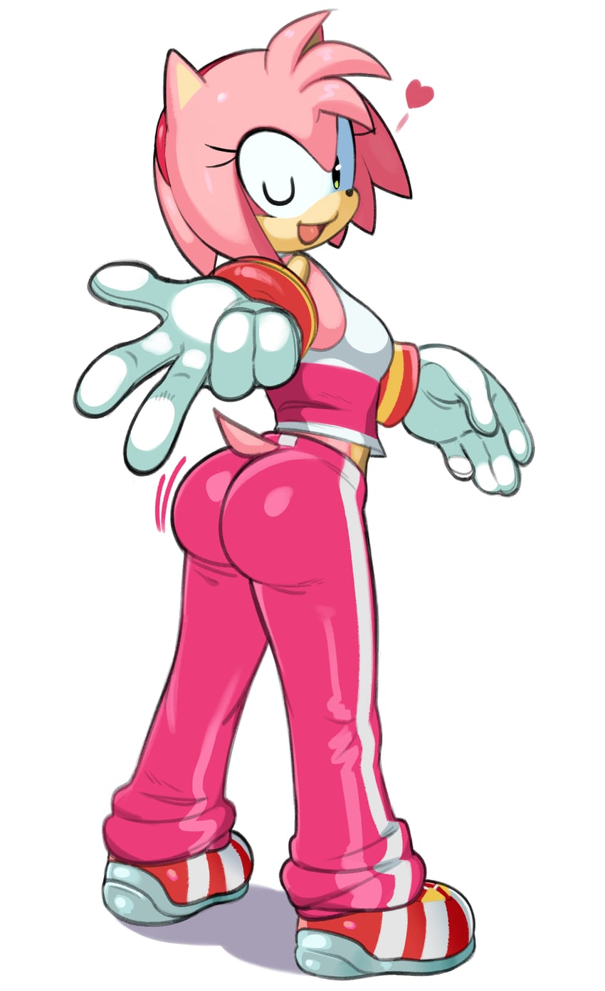 amy rose (sonic and 1 more) drawn by tobias_leviathan