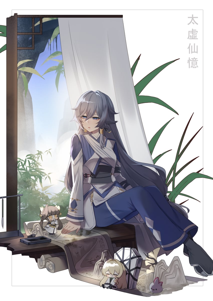 fu hua, li sushang, and otto apocalypse (honkai and 1 more) drawn by no_noru