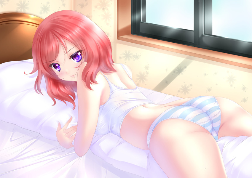 nishikino maki (love live! and 1 more) drawn by ponytail_korosuke