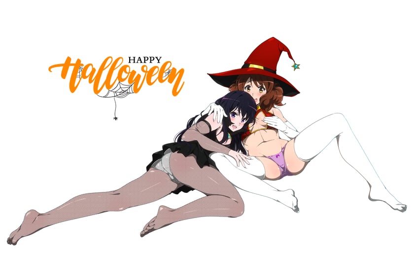 oumae kumiko and kousaka reina (hibike! euphonium) drawn by sbel02