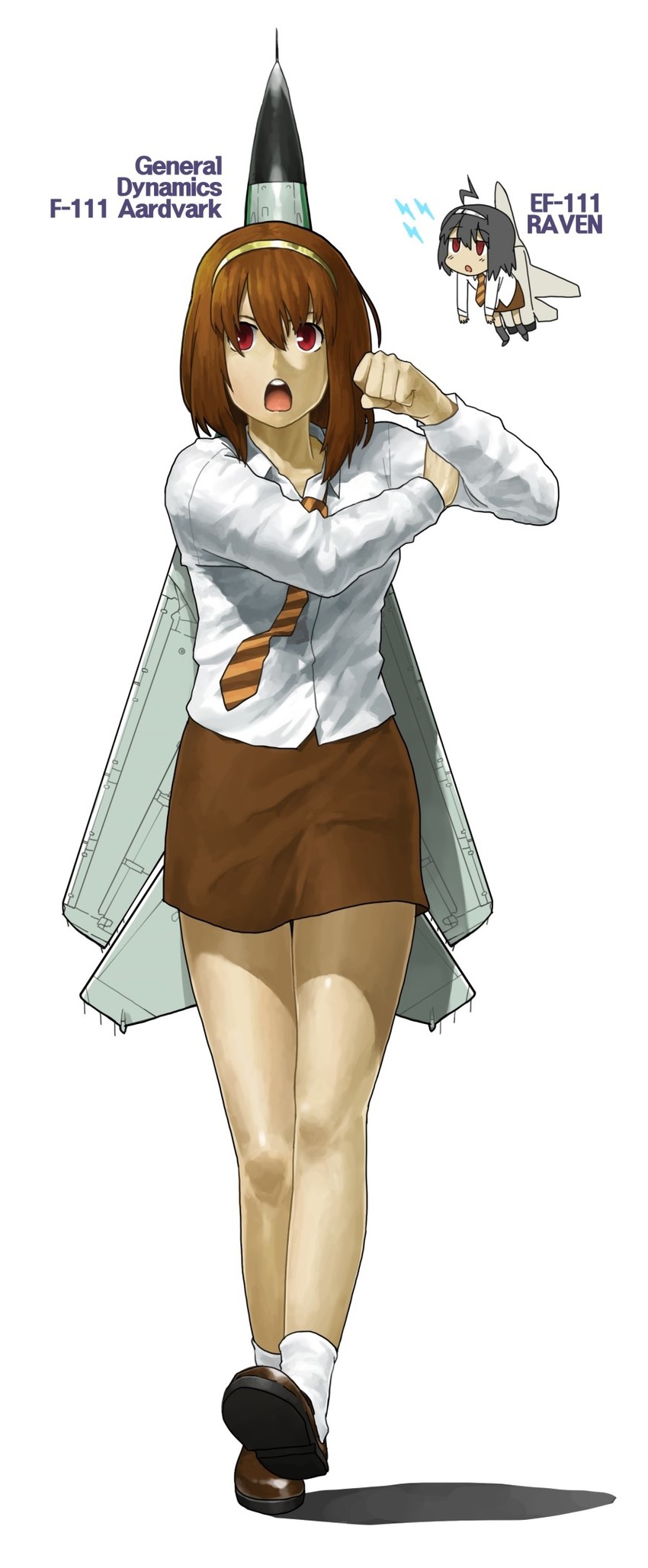 f-111 and ef-111 (flight highschool) drawn by anyan_(jooho)
