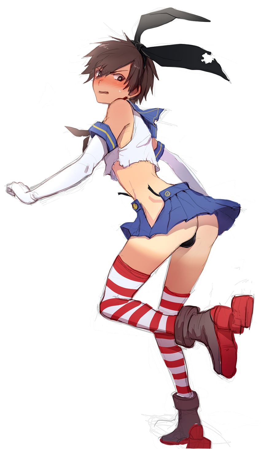 shimakaze and ikezawa kazuma (kantai collection and 1 more) drawn by tsukuru_(seki_sabato)