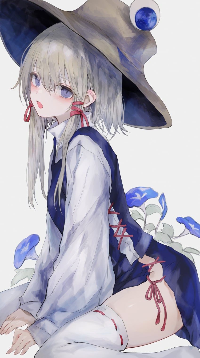 moriya suwako and pyonta (touhou) drawn by maho_moco
