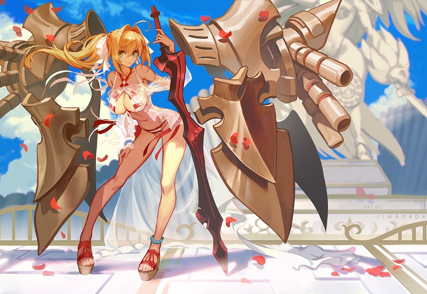nero claudius (fate and 1 more) drawn by jimbobox