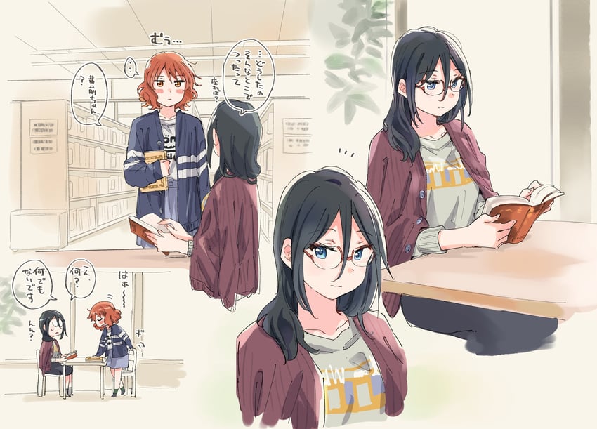 oumae kumiko and tanaka asuka (hibike! euphonium) drawn by amano_shin