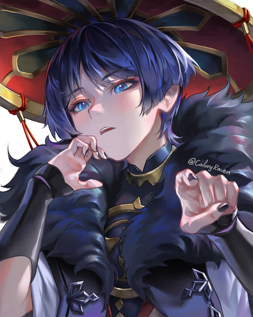 scaramouche (genshin impact) drawn by coloryraven