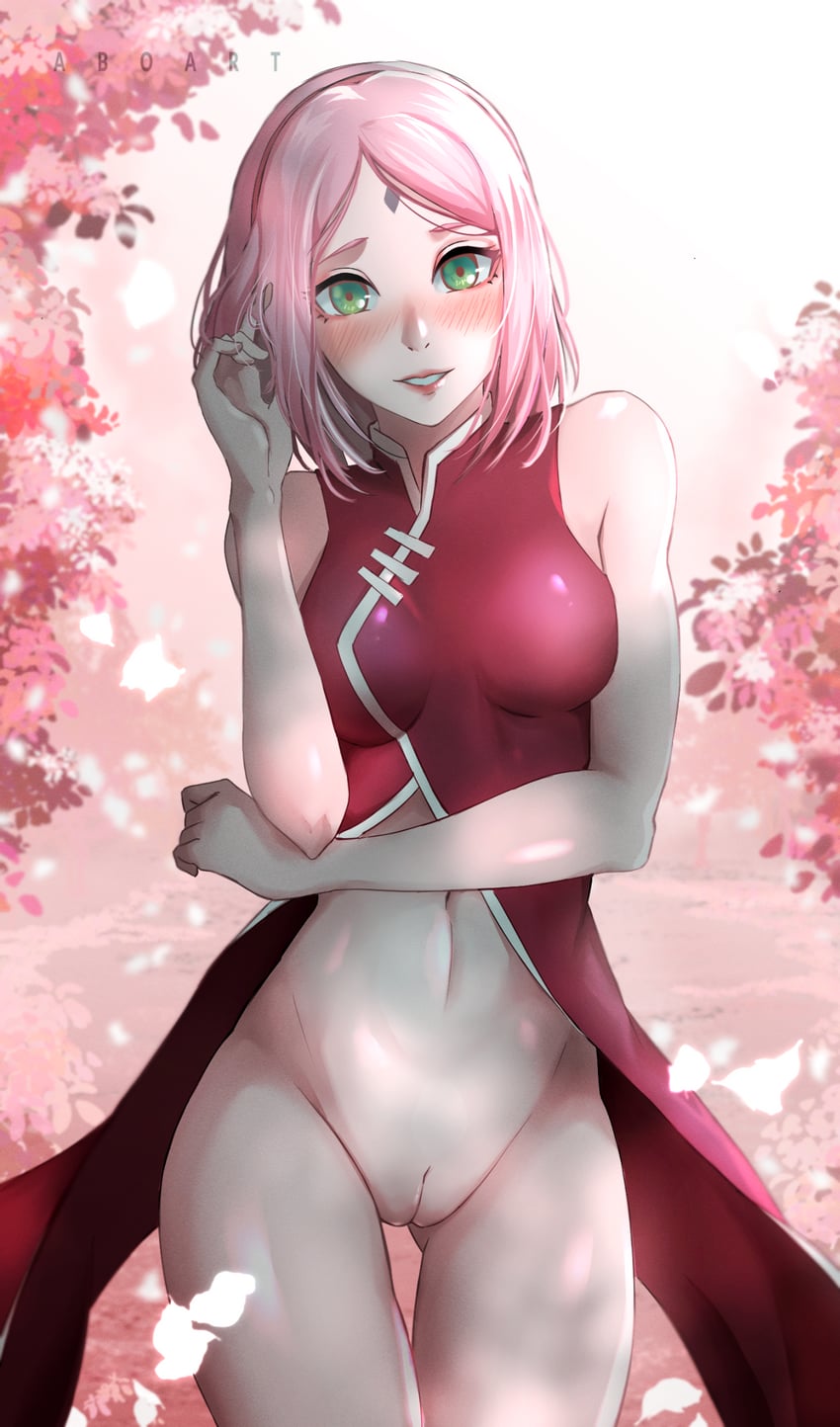 haruno sakura (naruto and 1 more) drawn by aboleuk