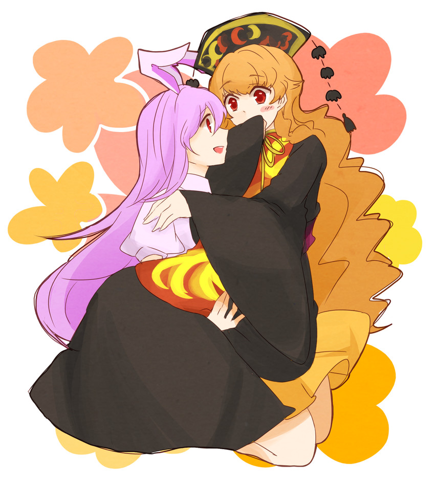 reisen udongein inaba and junko (touhou) drawn by tama_(hiroshige_36)