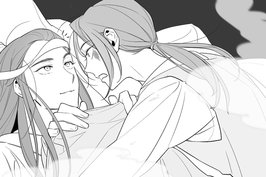 lan xichen and jin guangyao (modao zushi) drawn by nowhere616