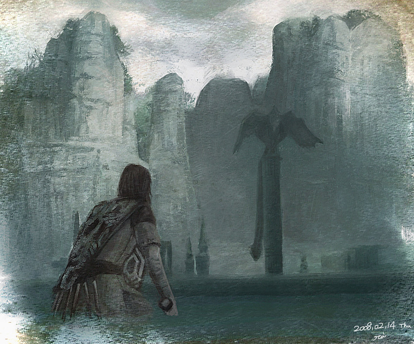 wander and avion (shadow of the colossus) drawn by reisyu_(forgottenname)