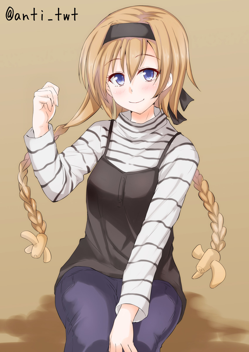 teruzuki (kantai collection) drawn by anti_(untea9)