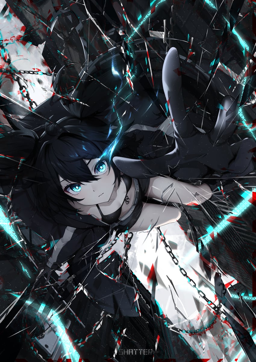 black rock shooter (black rock shooter) drawn by tokyo_(1421)