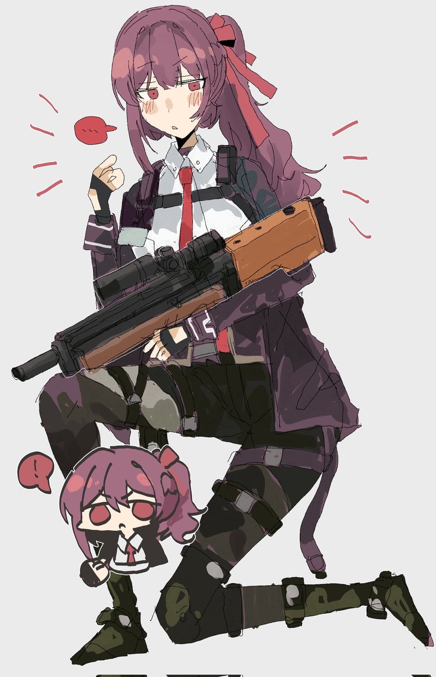wa2000 and makiatto (girls' frontline and 1 more) drawn by odmised