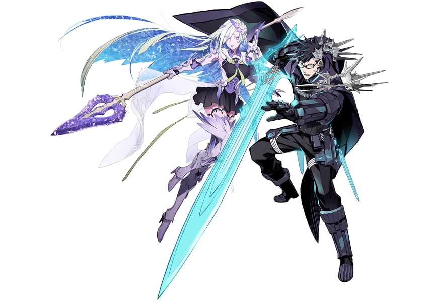 brynhild and sigurd (fate and 3 more) drawn by miwa_shirow