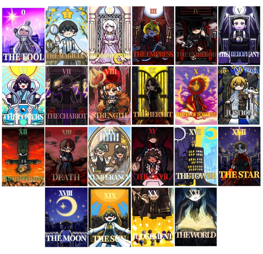 ishmael, don quixote, faust, sinclair, yi sang, and 21 more (project moon and 3 more) drawn by nra_3614
