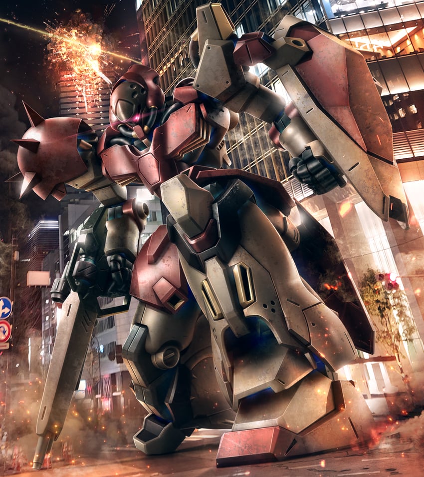 messer (gundam and 1 more) drawn by hiropon_(tasogare_no_puu)