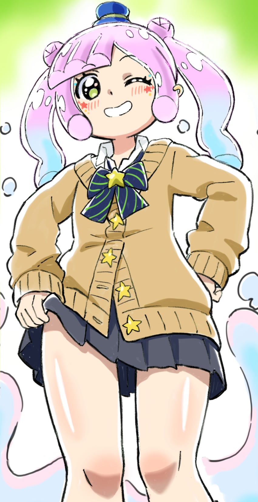 puniru and gyaru kawaii puniru (puniru wa kawaii slime) drawn by komagoma