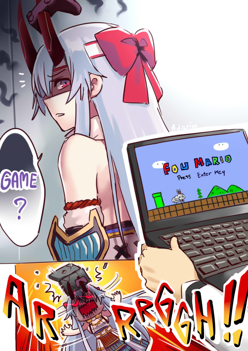 tomoe gozen and fou (fate and 3 more) drawn by adarin
