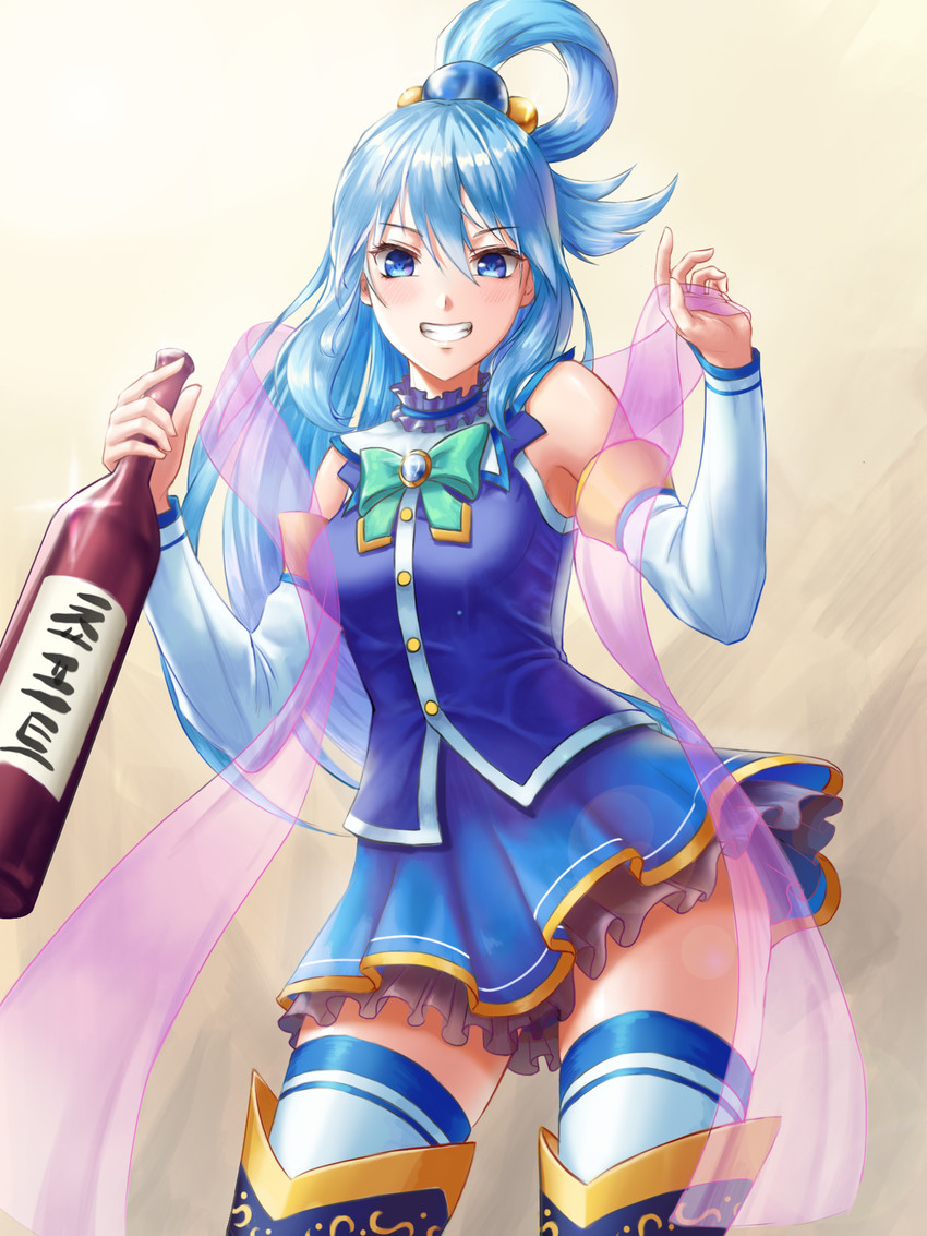 aqua (kono subarashii sekai ni shukufuku wo!) drawn by jhcoon
