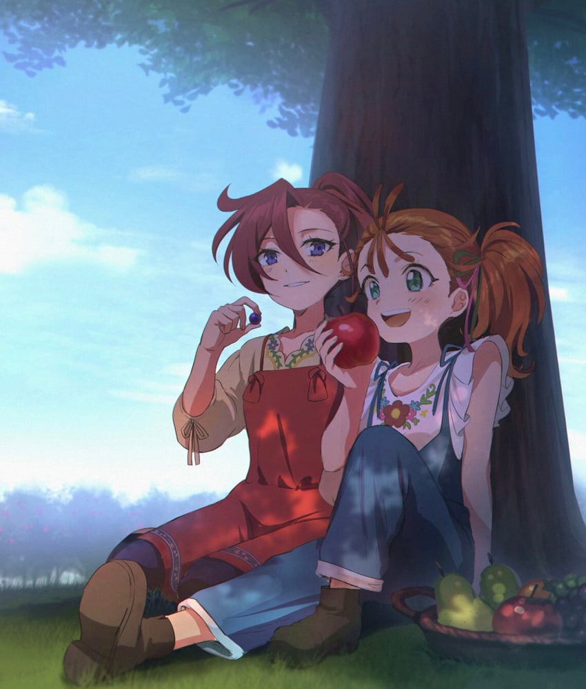 natsuumi manatsu and takizawa asuka (precure and 1 more) drawn by yuzu_sato