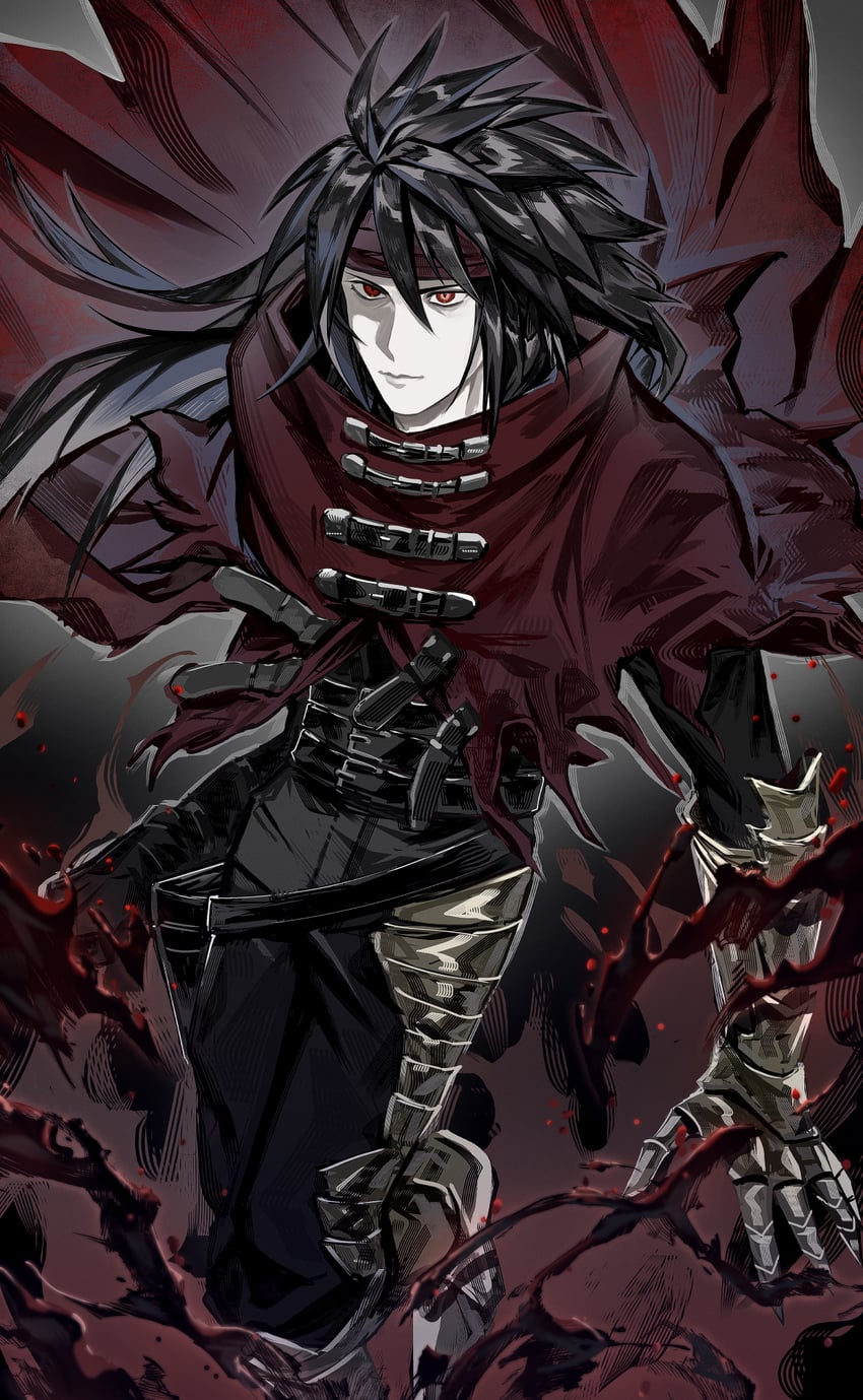 vincent valentine (final fantasy and 3 more) drawn by keiseki1