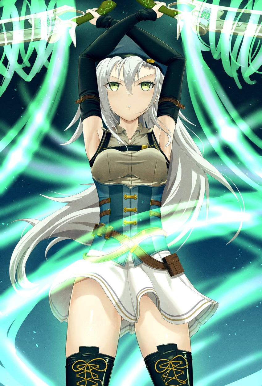 fie claussell (eiyuu densetsu and 2 more) drawn by witch_f