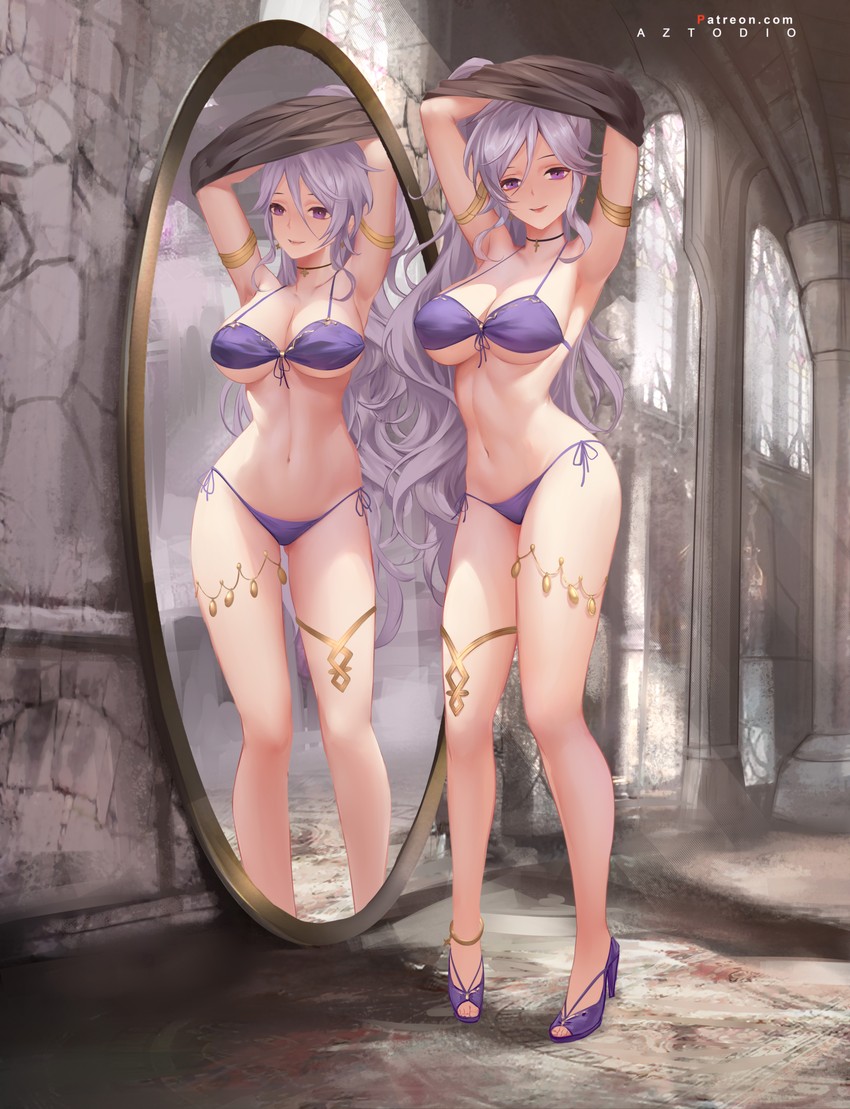 ishtar (fire emblem and 1 more) drawn by aztodio