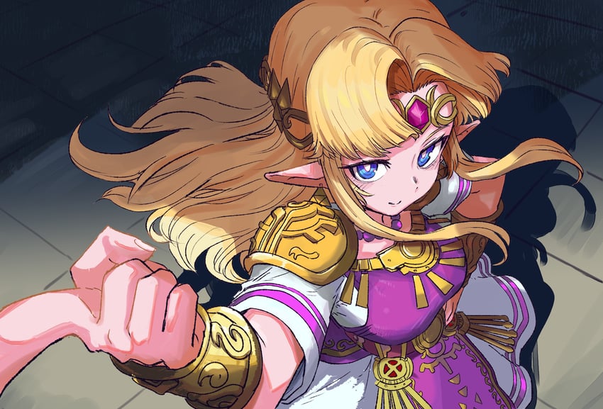 princess zelda (the legend of zelda and 2 more) drawn by ishijimajirou