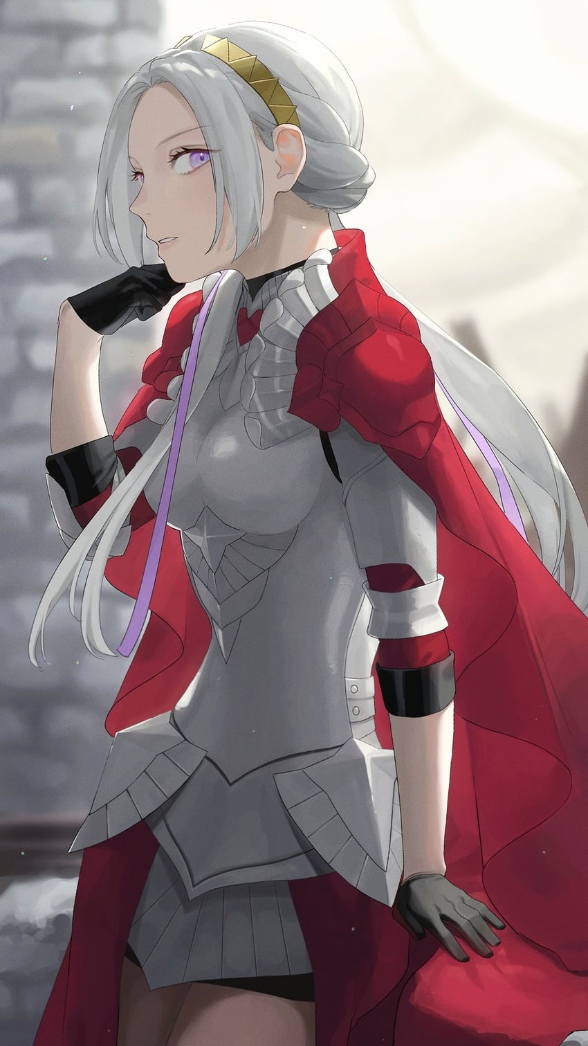 edelgard von hresvelg (fire emblem and 2 more) drawn by e5nf8v