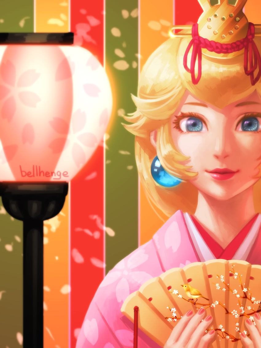 princess peach (mario) drawn by bellhenge