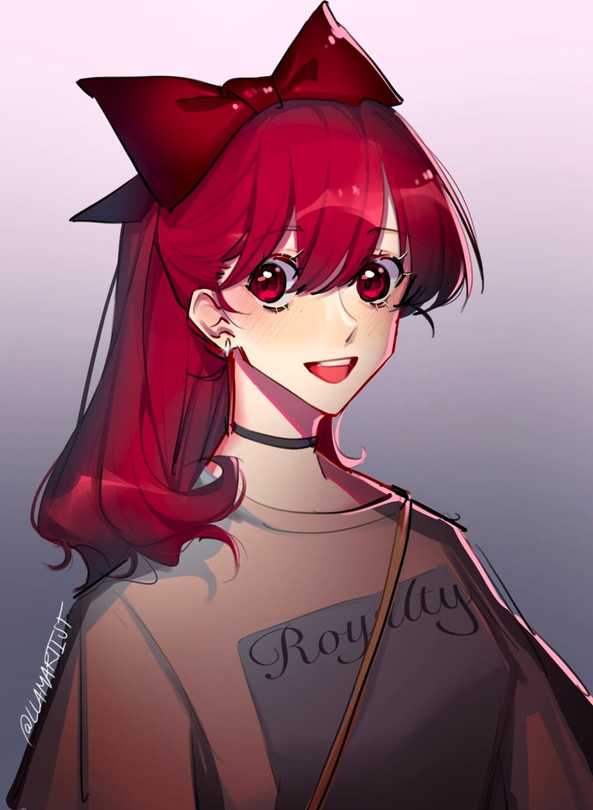 yoshizawa kasumi (persona and 2 more) drawn by llamartist