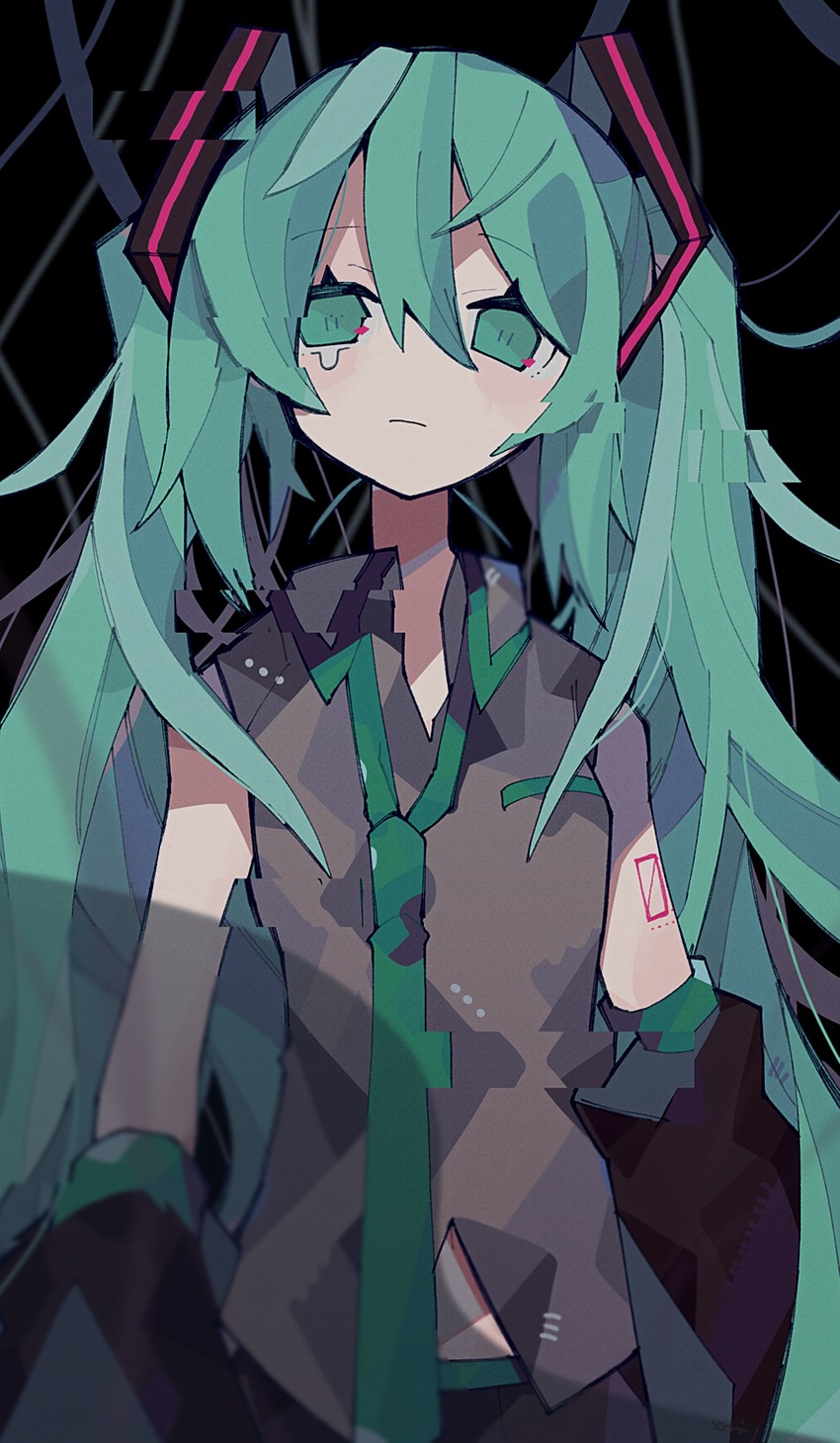 hatsune miku (vocaloid and 1 more) drawn by hatsushiro_mamimu