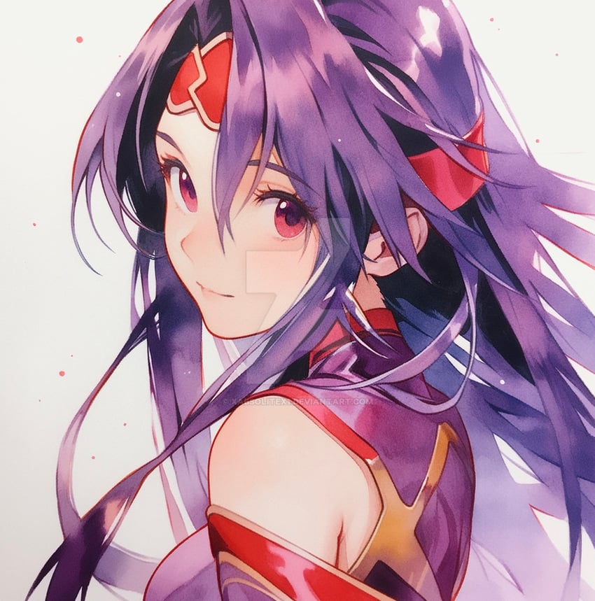 yuuki (sword art online) drawn by xabsolitex1