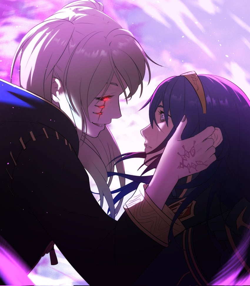 lucina and female robin (fire emblem and 1 more) drawn by vibratix