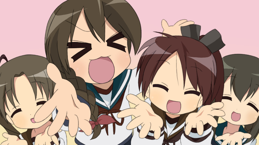 shikinami, ayanami, isonami, and uranami (kantai collection and 1 more) drawn by fujiwara_rein