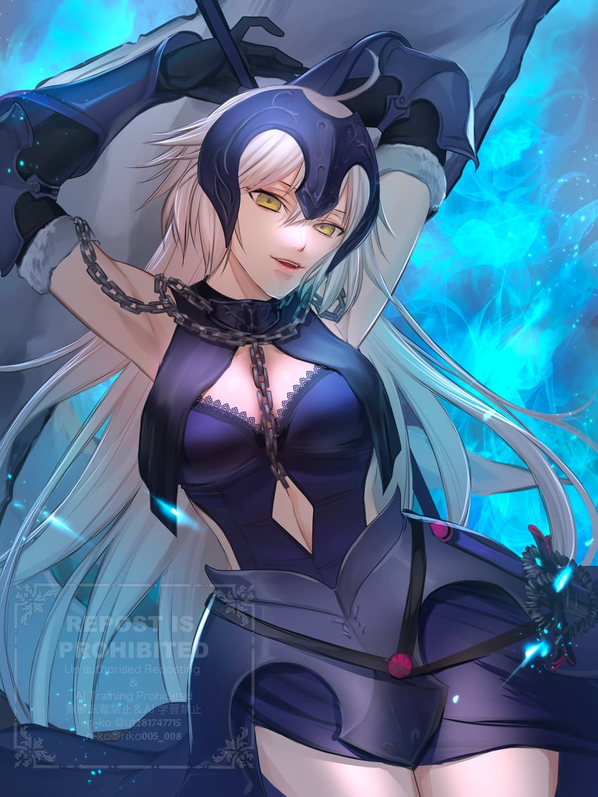 jeanne d'arc alter (fate and 1 more) drawn by ri-ko