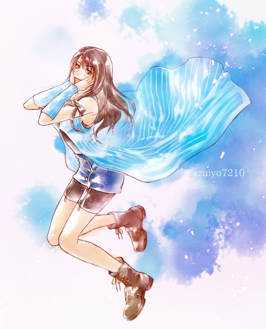 rinoa heartilly (final fantasy and 1 more) drawn by azuiyo7210