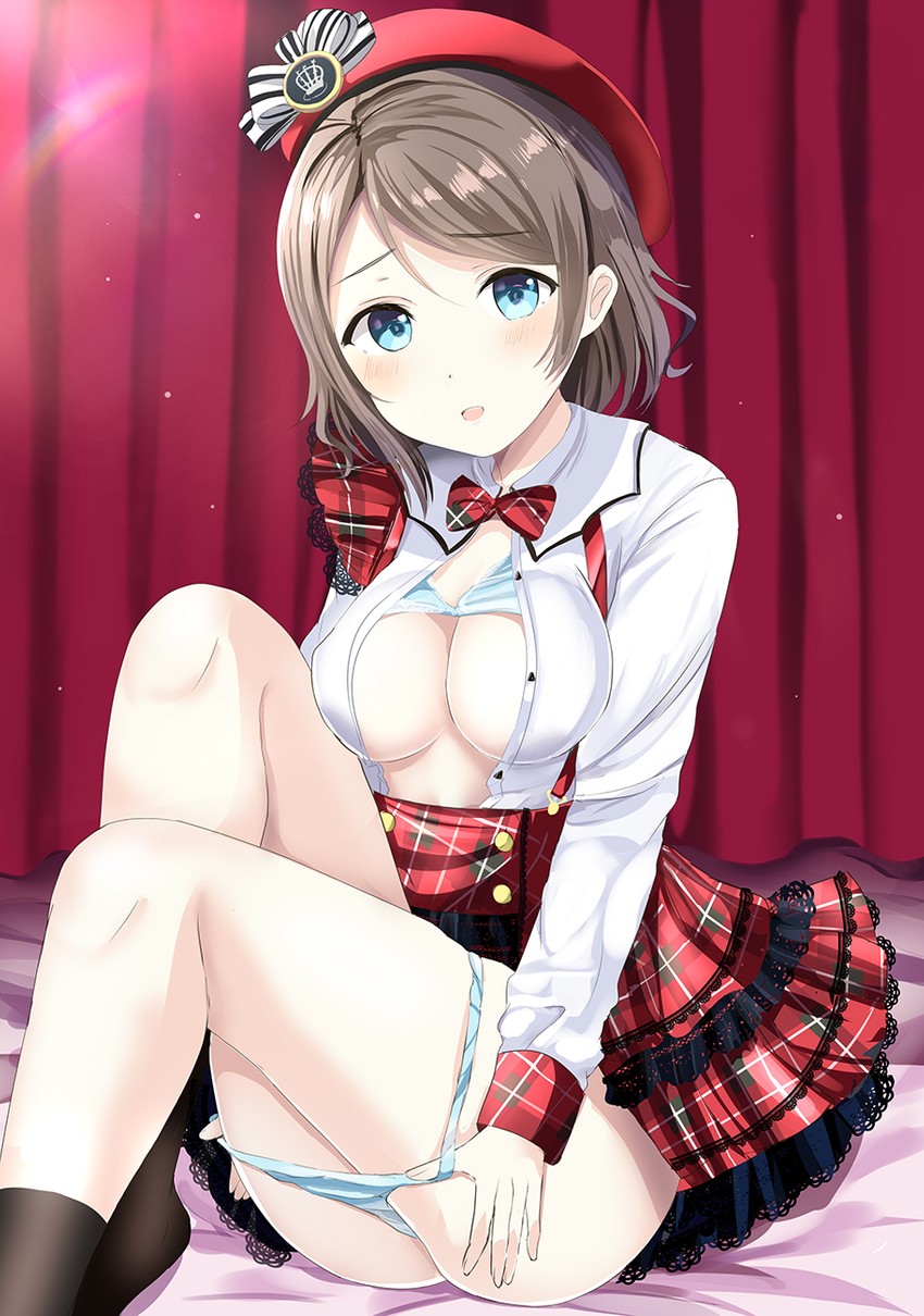 watanabe you (love live! and 1 more) drawn by morerin